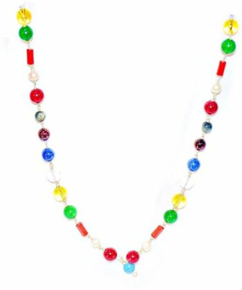 2 Mukhi Rudraksha Mala/Neckless 108 Beads Original Japa...