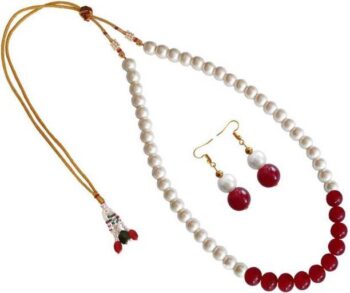 Alloy Rhodium Silver Jewel Set