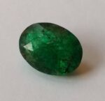 Natural Emerald Zambian Oval Shape Cut Faceted 7.28 Car...