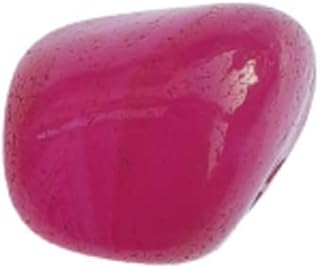 Maitri Export Natural Pink Onyx Single Crystal Tumble Stones for Reiki Healing Crystal Tumbled Stones Raw Rough Gemstones Pebble Stones (Pack of 1 pc) (Pink Onyx)