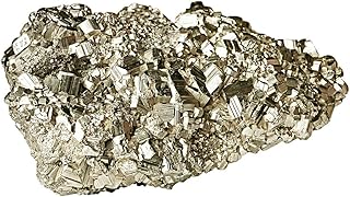 Shubhanjali Peru Pyrite Cluster Stone 5-10 Gm Golden Pyrite Stone Original Clusters Gemstone for Wealth Attracts Money Magnet Reiki Healing Special Unique Gifts for Men Father
