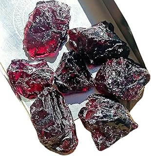 Garnet Reiki Healing 7 Chakra Rough Stone Garnet Relaxing, Meditation, Pure Gemstone for Feng Shui, Vastu and Home Decor (Garnet) (20 Gram)