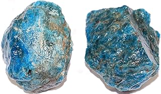 Natural Blue Apatite Crystal Rough Raw Healing Gemstone Reiki Stones