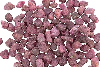Raw Ruby Pieces Rough Ruby Stone Healing Crystals Reiki Healing Stones Rough Gemstone by REBUY 100 Grams