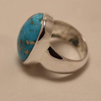 Turquoise/Firoza Natural Certified Astrological Gemston...