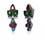 925 Sterling silver BLUETOPAZ STONE STUDD TOPS for Girl...