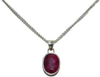 11.25 Ratti Ruby Maanik/Manikya Pendant Stone Gemstone ...