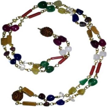 Navratna Mala Stone Necklace