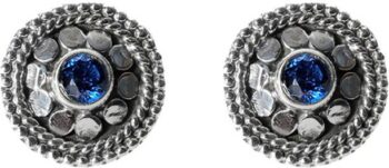 925 STERLING SILVER RED ONYX STONE STUDD TOPS EARRING O...