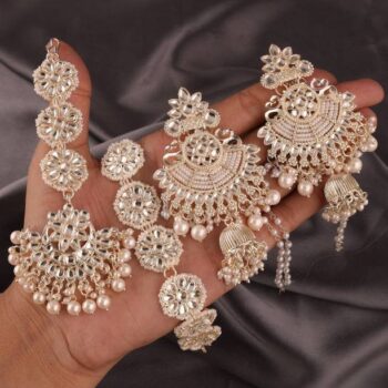 Alloy Silver Purple Jewel Set