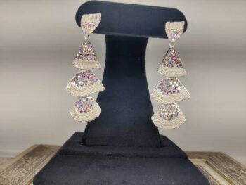 Ethnic stone Studded Earring Crystal Alloy Stud Earring...