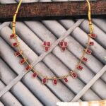 Metal Blue Jewel Set