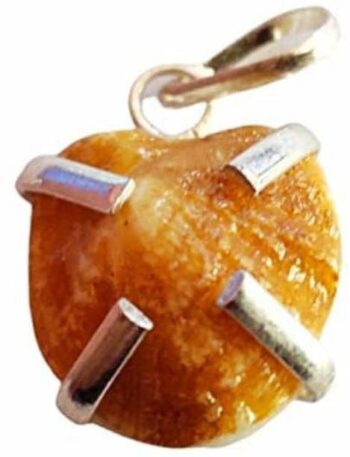 Natural Healing Black Tourmaline Pendant Pencil Shape C...