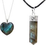 Natural Black Onyx Gemstone Pendant Locket with Chain O...