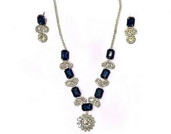 Alloy Silver Multicolor Jewel Set