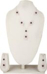 Alloy Gold-plated White Jewel Set