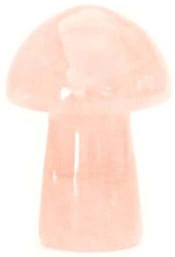 AIR9999 Rose Quartz Crystal Mini Mushroom Pocket Lucky ...