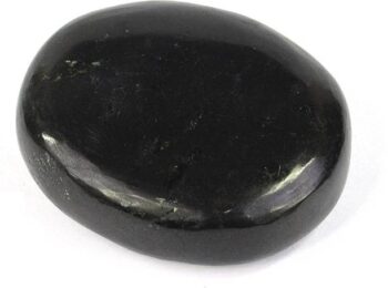 CRYSTU Natural Crystal Black Tourmaline Palm Stone For ...