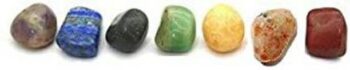 AIR9999 Seven Chakra Gemstone Crystals Tumbled Set for ...