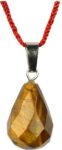 REIKI CRYSTAL PRODUCTS Tiger's Eye Pendant Guava Shape ...